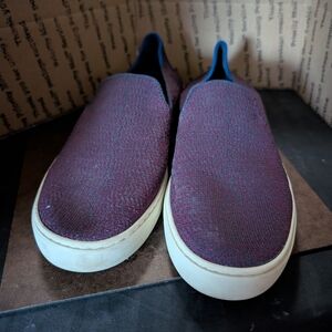 Rothy's Men's Burgundy Slip-On Loafers